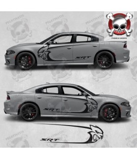 Dodge Charger SRT Hellcat Stickers (Compatible Product)