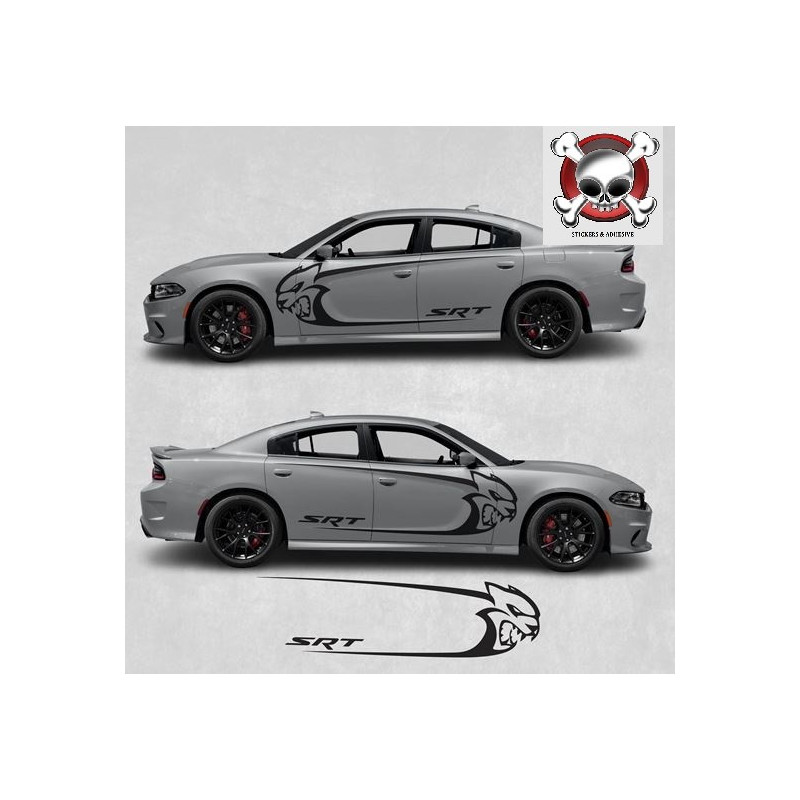 Dodge Charger SRT Hellcat Stickers (Produto compatível)