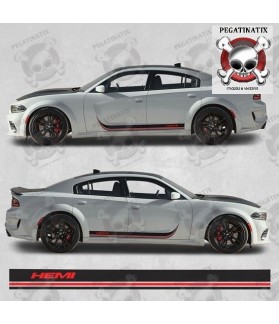Dodge Charger HEMI Stickers (Compatible Product)
