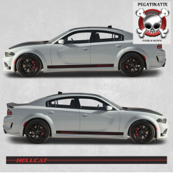 Dodge Charger Hellcat AUFKLEBER (Kompatibles Produkt)