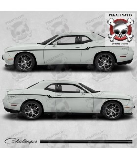 Dodge Challenge side Stripes Stickers (Compatible Product)