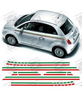 Fiat 500c SIDE Stripes STICKER (Compatible Product)