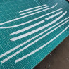 Fiat 500 / 595 Two Tone Paint Stripes ADESIVI (Prodotto compatibile)