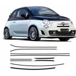Fiat 500 / 595 Two Tone Paint Stripes AUTOCOLLANT (Produit compatible)