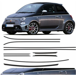 Fiat 500 / 595 Two Tone Paint Stripes AUFKLEBER (Kompatibles Produkt)