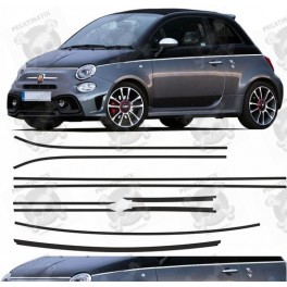 Fiat 500 / 595 Two Tone Paint Stripes DECALS (Compatible Product)