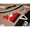 YAMAHA FZR 1000 1992 WHITE/RED/BLACK ADHESIVOS (Producto compatible)