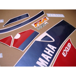 YAMAHA FZR 1000 1992 WHITE/blue/red ADESIVOS (Produto compatível)