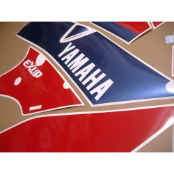 YAMAHA FZR 1000 1992 WHITE/blue/red ADESIVOS (Produto compatível)