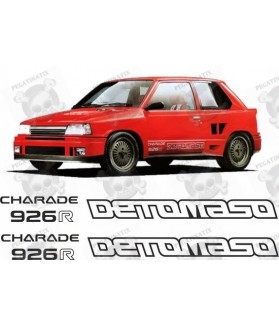 Daihatsu Charade 926 R Detomaso STICKERS (Compatible Product)