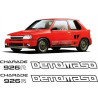 Daihatsu Charade 926 R Detomaso ADESIVOS (Produto compatível)