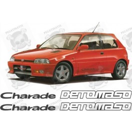 Daihatsu Charade16V Detomaso STICKERS (Compatible Product)