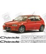 Daihatsu Charade16V Detomaso STICKERS (Compatible Product)