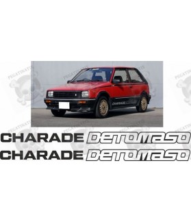 Daihatsu Charade G30 / G11 Detomaso STICKERS (Compatible Product)