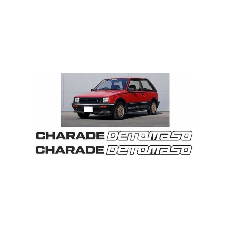 Daihatsu Charade G30 / G11 Detomaso ADESIVI (Prodotto compatibile)
