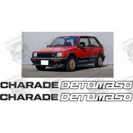 Daihatsu Charade G30 / G11 Detomaso STICKERS (Compatible Product)