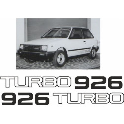 Daihatsu Charade Turbo 926 ADESIVOS (Produto compatível)