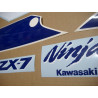 KAWASAKI ZXR 750 1989 GREEN/BLUE US AUTOCOLLANT (Produit compatible)