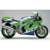 KAWASAKI ZXR 750 1989 GREEN/BLUE US AUTOCOLLANT (Produit compatible)