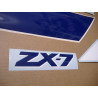 KAWASAKI ZXR 750 1989 GREEN/BLUE VERSION EU DECALS (Compatible Product)