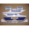 KAWASAKI ZXR 750 1989 GREEN/BLUE VERSION EU DECALS (Compatible Product)