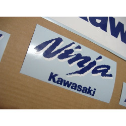 KAWASAKI ZXR 750 1990 - GREEN/BLUE VERSION US AUTOCOLLANT (Produit compatible)