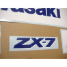 KAWASAKI ZXR 750 1990 - GREEN/BLUE VERSION US AUTOCOLLANT (Produit compatible)