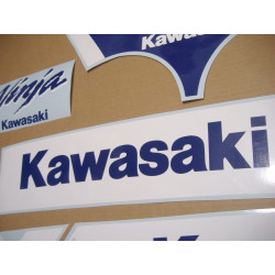 KAWASAKI ZXR 750 1990 - GREEN/BLUE VERSION US AUTOCOLLANT (Produit compatible)