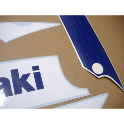 KAWASAKI ZXR 750 1990 - GREEN/BLUE VERSION US AUTOCOLLANT (Produit compatible)