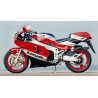 KAWASAKI ZXR 750 1990 RED/SILVER ADESIVOS (Produto compatível)
