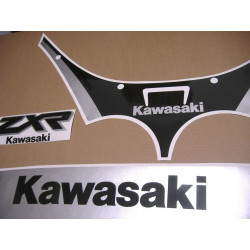 KAWASAKI ZXR 750 1990 RED/SILVER AUTOCOLLANT (Produit compatible)