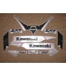 KAWASAKI ZXR 750 1990 RED/SILVER STICKERS (Compatible Product)