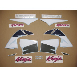 STICKER SET KAWASAKI ZX-6R YEAR 1998 GREEN (Produto compatível)