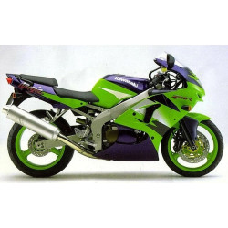 STICKER SET KAWASAKI ZX-6R YEAR 1998 GREEN (Prodotto compatibile)