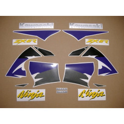 STICKER SET KAWASAKI ZX-6R YEAR 1998 RED (Produit compatible)