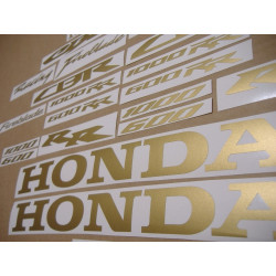 AUFKLEBER HONDA CBR 600RR/1000RR CUSTOM MATTE GOLD (Kompatibles Produkt)