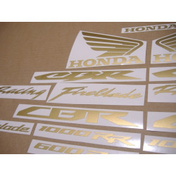 ADHESIVOS HONDA CBR 600RR/1000RR CUSTOM MATTE GOLD (Producto compatible)