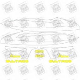 Stickers decals motorcycle BULTACO ALPINA 350 KIT (Compatible Product)