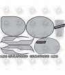 Stickers decals BULTACO FRONTERA 250 MK10 PLATA (Compatible Product)