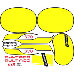 AUTOCOLLANT BULTACO FRONTERA 370 MK11 (Produit compatible)