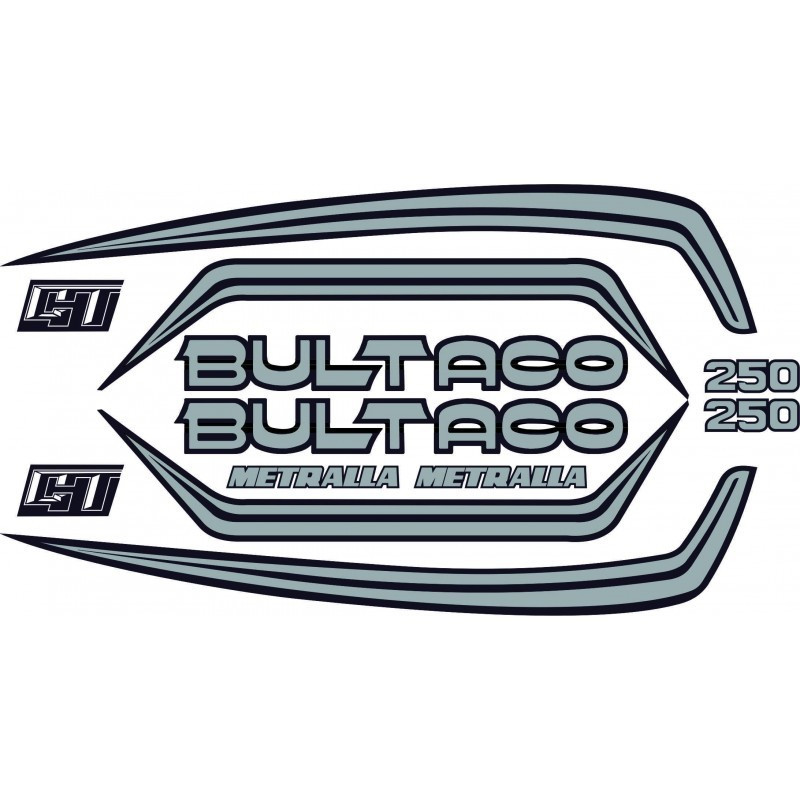 ADESIVOS BULTACO Metralla GT (Produto compatível)