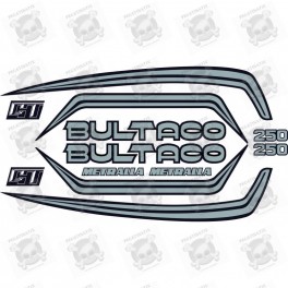 AUTOCOLLANT BULTACO Metralla GT (Produit compatible)