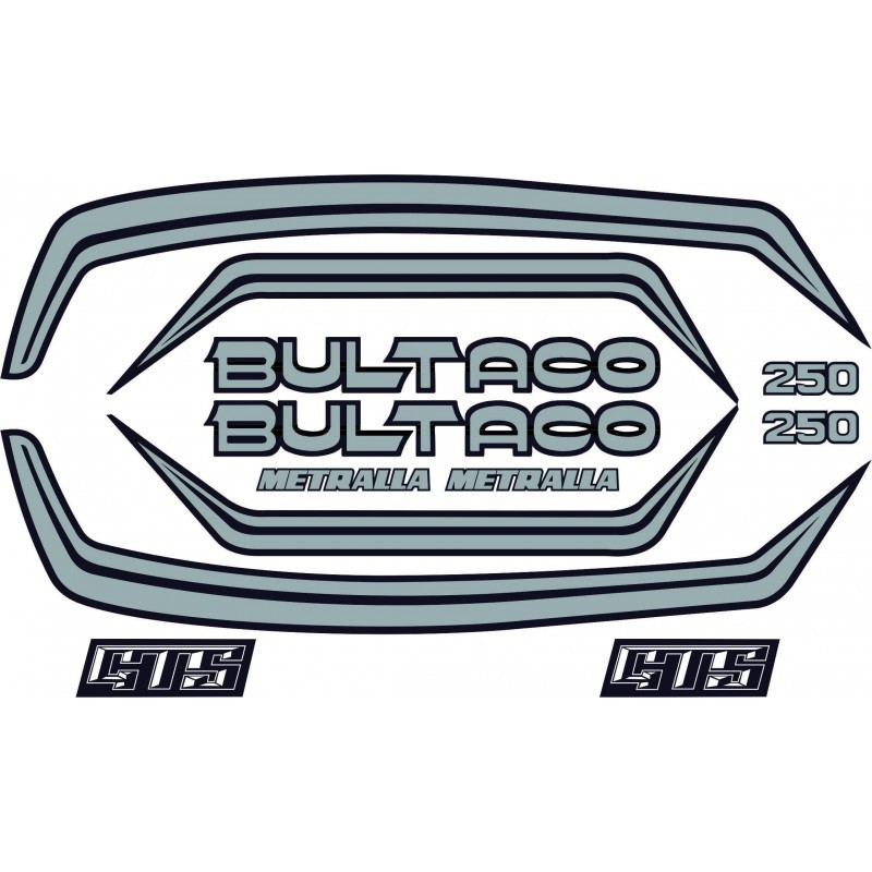 ADESIVOS BULTACO Metralla GTS (Produto compatível)