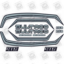 AUTOCOLLANT BULTACO Metralla GTS (Produit compatible)