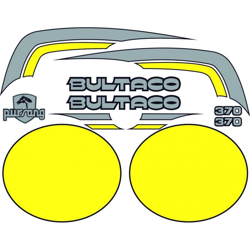Stickers decals Bultaco Pursang MK10 370 (Compatible Product)