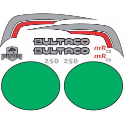 AUTOCOLLANT BULTACO PURSANG MK11 250 (Produit compatible)