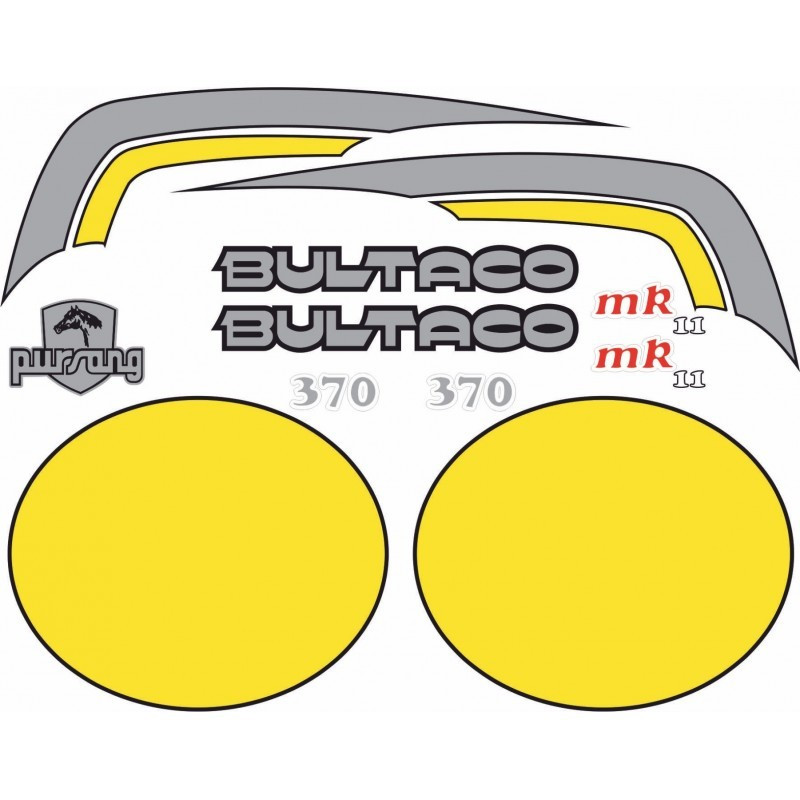 ADHESIVOS Bultaco Pursang MK11 370 (Producto compatible)