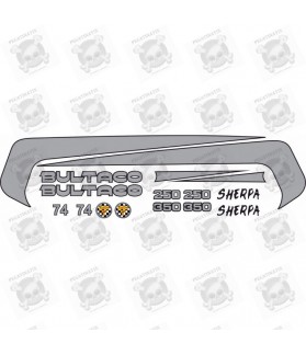 DECALS Bultaco Sherpa T Manuel Soler 74 / 250 / 350 (compatible Product)