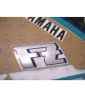 YAMAHA FZ 750 1990 WHITE/GREY/GREEN STICKERS (Compatible Product)