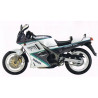YAMAHA FZ 750 1990 WHITE/GREY/GREEN ADESIVOS (Produto compatível)
